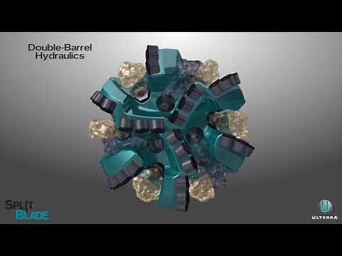 Ulterra's Split Blade Technology