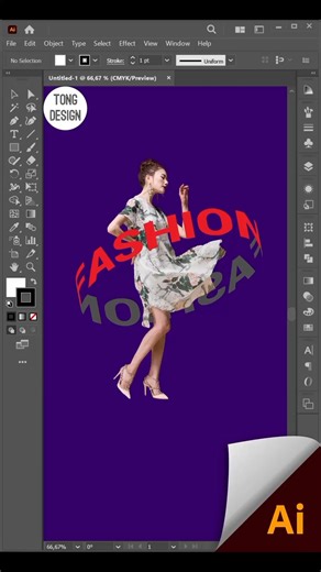 How to do typography like a Pro | 3D Symbol Adobe Illustrator Tutorial #Symbol #fashion #Mode #Moda