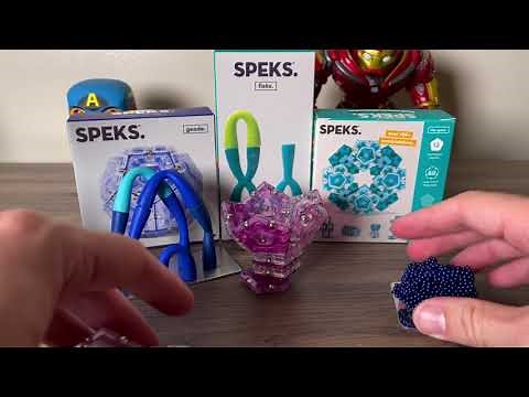 Speks Magnetic Desk Fidget Toys + Giveaway! 2.5mm Magnet Balls Fleks and Geodes! Worth it?!