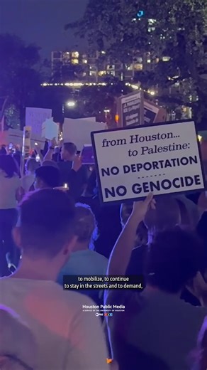 Hundreds of demonstrators marched through the Galleria area of Houston on Thursday evening in protest of the federal government's immigration policies, particularly in the wake of the fatal shooting of a 37-year-old Minneapolis woman, Renee Nicole Good, by a federal agent. Across town Thursday evening, local elected officials at the city and state level held a prayer vigil to mark Good's death. Most of them labeled the moment a time for action. "America, wake up," state Sen. Carol Alvarado, D-Ho