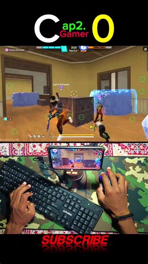 Free Fire Handcam Gameplay ⌨️🖱📲 #freefire #keyboard #gaming
