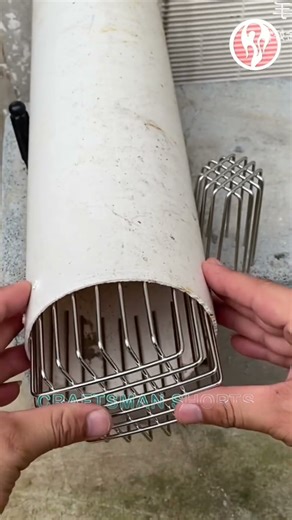 Wire mesh | Installing wire mesh at water pipe openings