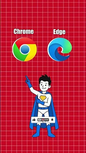 Chrome vs Edge | What's the difference ! 😱 | Short Explain 😮 #shorts