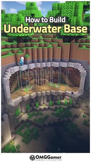 OMGGamer on Instagram: "🌊🐠 Minecraft Easy & Beautiful Underwater House — Safe Refuge Beneath the Waves! Build a stunning underwater refuge that’s both easy and peaceful to live in! 🐚💡 Use glass, sea lanterns, and coral to create a glowing, colorful base beneath the ocean surface. Perfect for survival mode — safe from mobs and filled with calm ocean views! 🌅🏠 #MinecraftUnderwaterHouse #EasyBuild #SurvivalBase #AestheticMinecraft #OceanBuild #MinecraftIdeas #CozyRefuge"