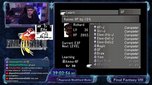 FF8 Ragnarok Mod(Lionheart Mode) || !discord !youtube !vods !247