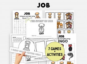Story of Job Bible Story Games, Crafts and Activities for Sunday School Lesson
