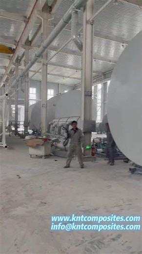 High-quality fiberglass tanks are ready for export.