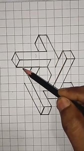 How to Draw 3D Optical Illusion | Easy Step-by-Step Pencil Art ✍️🌀