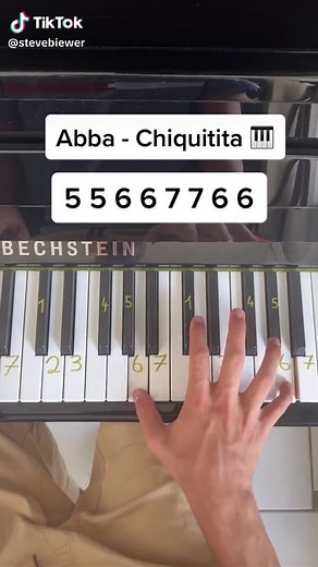 There is a 7 on the left and right #piano #pianotutorial #pianolesson #easypiano