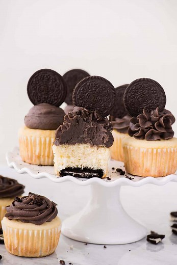 Oreo Bottom Cupcakes