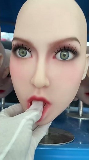 TPE Head of Real Doll | Soft Mouth & Detailed Makeup Design