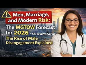 Men, Marriage and Modern Risk : The MGTOW Forecast For 2026 - Dr Jocelyn Carter
