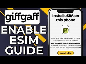 HOW TO ACTIVATE GIFFGAFF E-SIM (2026)