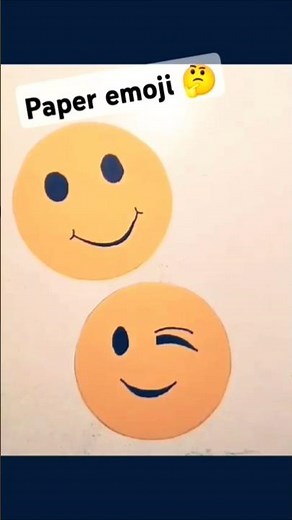 Origami Emojis | Paper Emojis Easy | How to make paper Emojis | DIY Emojis #shorts