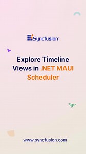 Discover our .NET MAUI Scheduler's dynamic Timeline views: Day, Week, Work Week, and Month. Each offers unique perspectives, zooming in on a day, spanning a week, highlighting workdays, and providing a monthly overview! Explore more about .NET MAUI Scheduler: https://www.syncfusion.com/maui-controls/maui-scheduler #maui #dotnetmaui #scheduler #timelineviews | Syncfusion