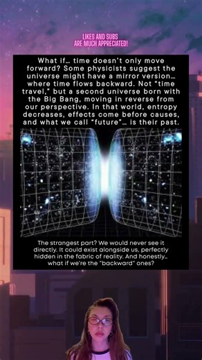 A Universe Where Time Runs Backward?