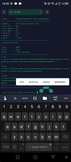 FREE ACCOUNT VLESS #19 SERVER ID 5 DAYS CHECK DESCRIPTION