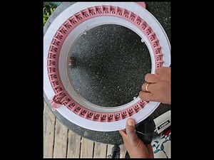 VEDA DAY 19: Using drill attachment on Sentro Knitting Machine.