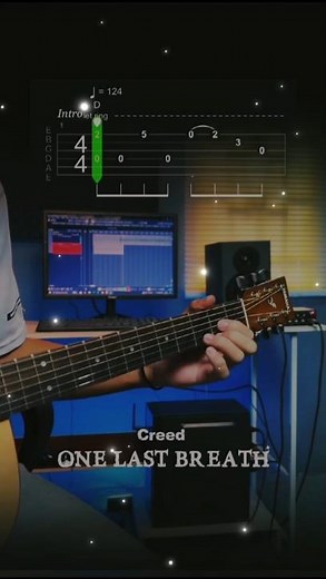 Easy chord Creed One last Breath #guitar #guitarcover #guitartutorial