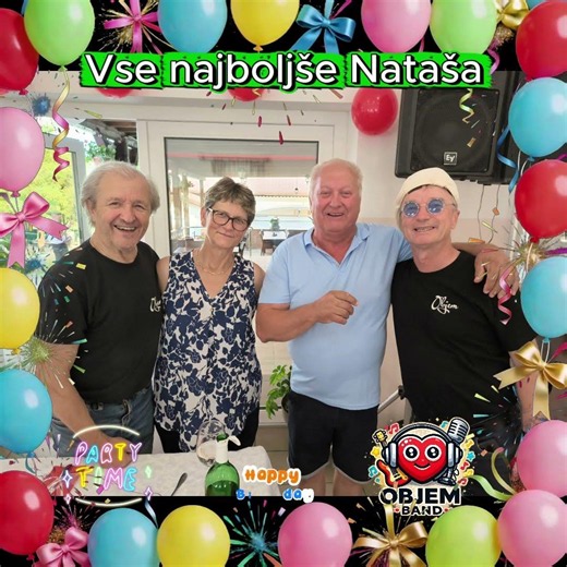 🎉 VSE NAJBOLJŠE, NATAŠA! 🎉 (Glasbeniki za rojstno dnevne zabave)
