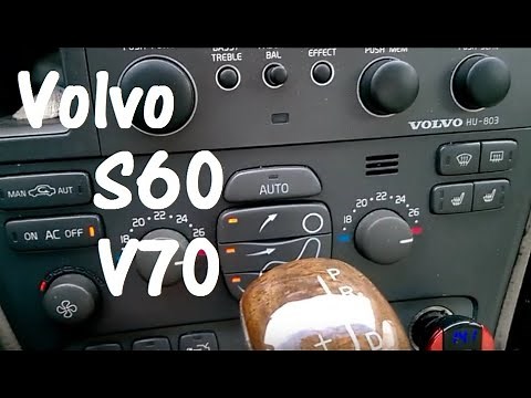 Volvo S60 V70 Climate module blend door moving sound 2001-2009