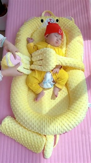 ✅ Dual Arm Cuddle Support Baby Anti Roll Pillow – Parents Finally Relax ( # 3092 )