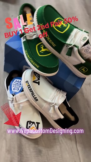 Custom Hey Dudes #foryou #fy #smallbusiness #farmer #trucker #trucks #peterbilt #kenworth