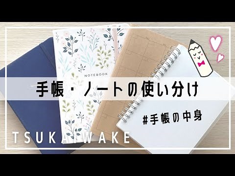 How to use a planner/notebook | Bullet journal | How to write in a planner | What's inside a plan...