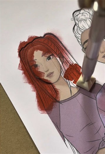 Artistic Hair Color Combinations by Team Huntrix