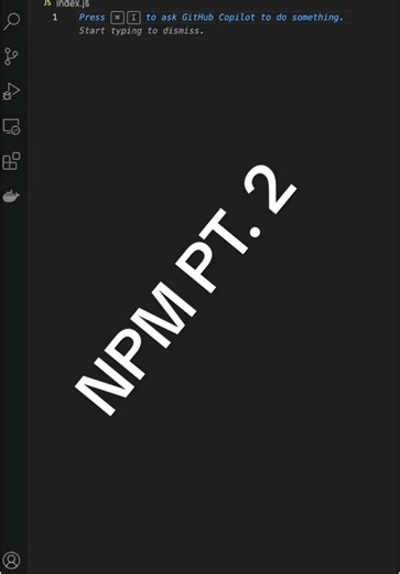 Ready to level up your JavaScript game? Learn how to use npm to install packages and supercharge your projects in seconds! Whether you’re building a website, app, or backend API — npm is your best friend. Tap in and let’s get coding. #npm #nodejs #javascript #webdevelopment #codingtutorial #devlife #softwareengineering #frontend #backend #programming #codetips #learncoding #fullstackdeveloper #techcreator #codenewbie