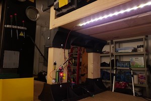 PIR sensors automatically light up workbench zones | Arduino Blog
