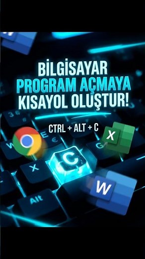 Bilgisayar Program Açmaya Kısayol Oluştur!