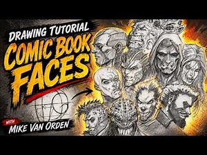 How I Sketch Comic Book Faces From Imagination (No Reference!)
