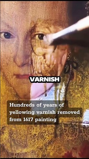 How Art Restoration Process Is Done To Old Paintings (📸:satisfying_paints_)