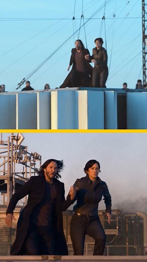 3.6M views · 25K reactions | L'incroyable saut dans Matrix 4  | AlloCiné | Facebook