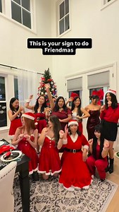 Friendmas? Yeah… it’s time. #friendmas #christmasparty #friendmasparty #utahmoms | Lily Petals World 릴리가족