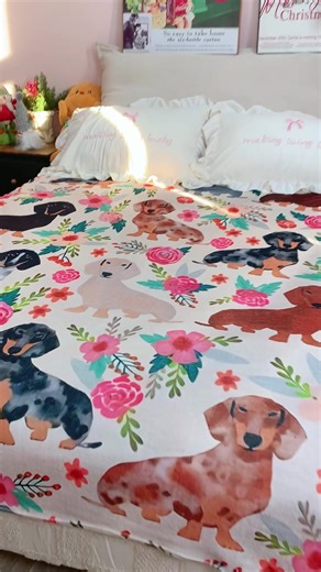 My favorite puppy blanket, sleeping under it is like living in the dog kingdom!🤩✨#puppy#Dachshund#miniaturedachshund#puppyblanket#dog#doglovers#doglife#LoveMyHome#dog#giftideas #giftsforher#TikTokShopBlackFriday#TikTokShopCyberMonday#fyp #viral#spotlightfinds#fypシ゚viral #puppytiktok##puppylife#spotlightfinds#dappledachshund #cut#puppytiktok#cozy#fluffy#fypシ゚viral #cartoon#tiktokshopholidayhaul#TikTokShopRestock#tiktokshopcreatorpicks #tiktokshopfinds