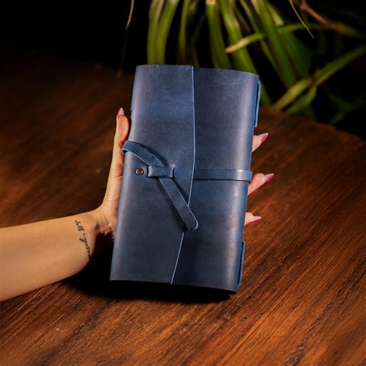 Personalized Leather Notebook Set, Handmade Travel Journal, Custom Sketchbook - Etsy