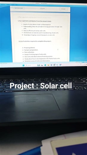 M.Sc Physics Project:- Solar cell