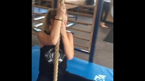 Properly done, rope climb progressions will result in spectacular upper body development helpful in a wide array of physical pursuits 😎 Learn step by step w/Foundation One ➤ http://buff.ly/2iewtUD #gymnasticbodies #christophersommer | GymnasticBodies.com
