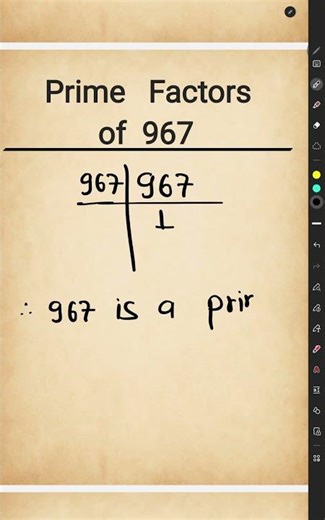 Factors of 967