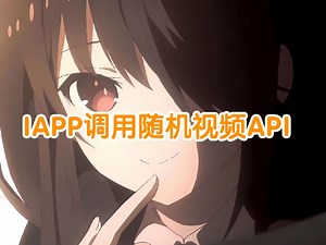 UP手把手教你对接随机视频API#Iapp