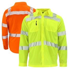 7505/7506 Onyx Series Class 3 HiVis Performance Safety Wind Shirt
