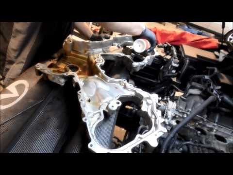 Infiniti Qx56 Timing Chains removal and installation time lapse