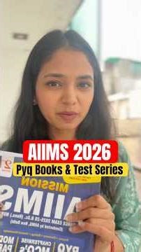 AIIMS 2026 I Best Pyq Books & Test Series Out 🔥 #aiims2026