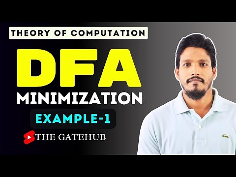 DFA Minimization || Example 1 || Minimization of DFA || GATE CSE || TOC
