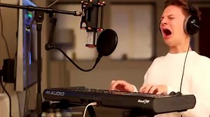 I always get way too into it when I play the piano... | Conor Maynard
