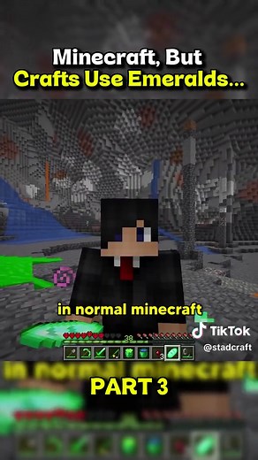 Minecraft But Crafts Use Emeralds: Epic Gameplay Highlights