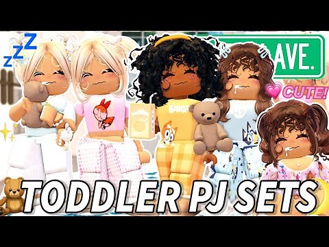 Toddler Girl Cute MATCHING PAJAMAS & PJ SETS Outfit Codes For Berry Avenue!