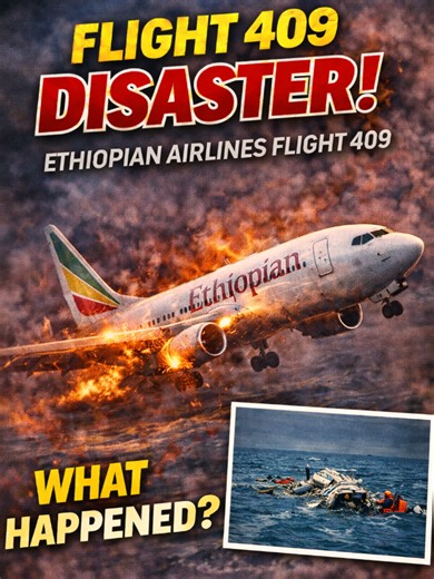 On January 25, 2010, Ethiopian Airlines Flight 409 encountered difficulties shortly after takeoff as the aircraft entered an unusually steep turn. As the crew attempted to correct the situation, the plane veered toward severe weather. The aviation accident investigation later focused on spatial disorientation, pilot inputs, and challenging night conditions that led to a tragic loss of control. A devastating air disaster that highlighted the dangers of disorientation during flight. #Ethiopian409 